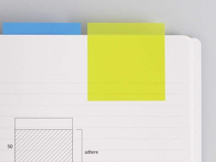 Writeable Sticky Notes - 50mm x 50mm - Fine - ColorSwatch
