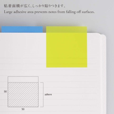 Writeable Sticky Notes - 50mm x 50mm - Fine - ColorSwatch