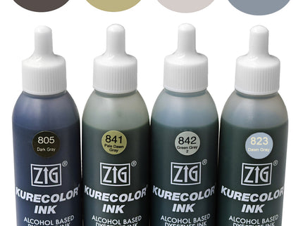Kurecolor - Alcohol Ink - Gray Tones